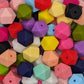 14mm Silicone Hexagon mixed (pack of 25)