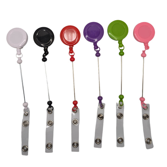 Beadable badge reel