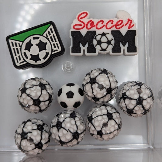 Soccer bead mix