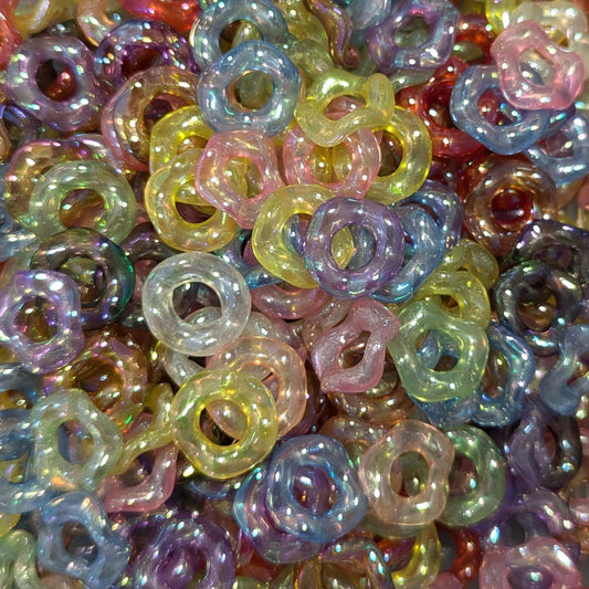 Wavy Acrylic Spacers 16mm